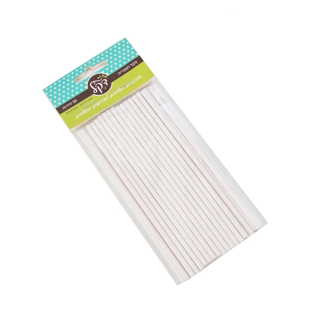 מקלות נייר לפופקייקס של חברת דקל