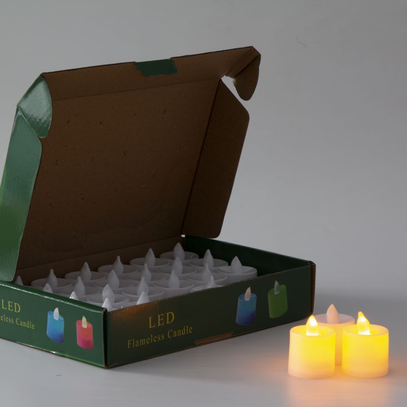 נר לד מיני ק.3.5 ג.1.80 ס"מ-אור צהוב (כולל סוללה)