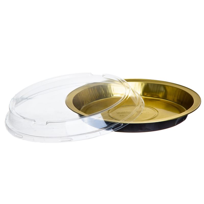 תבנית אלומיניום שחור/זהב+מכסה של חברת דקל