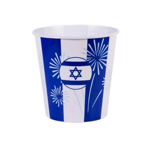 כלי פלסטיק קוטר וגובה 17.8 ס"מ- יום העצמאות של חברת דקל בע"מ