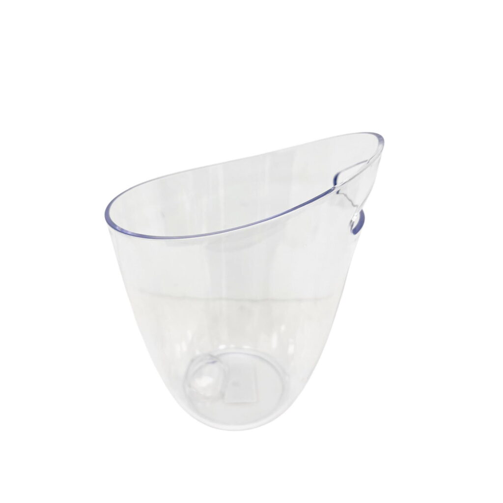 כלי פלסטיק לקרח עגול ק.19.5 ג.24 ס"מ-שקוף של דקל בעמ