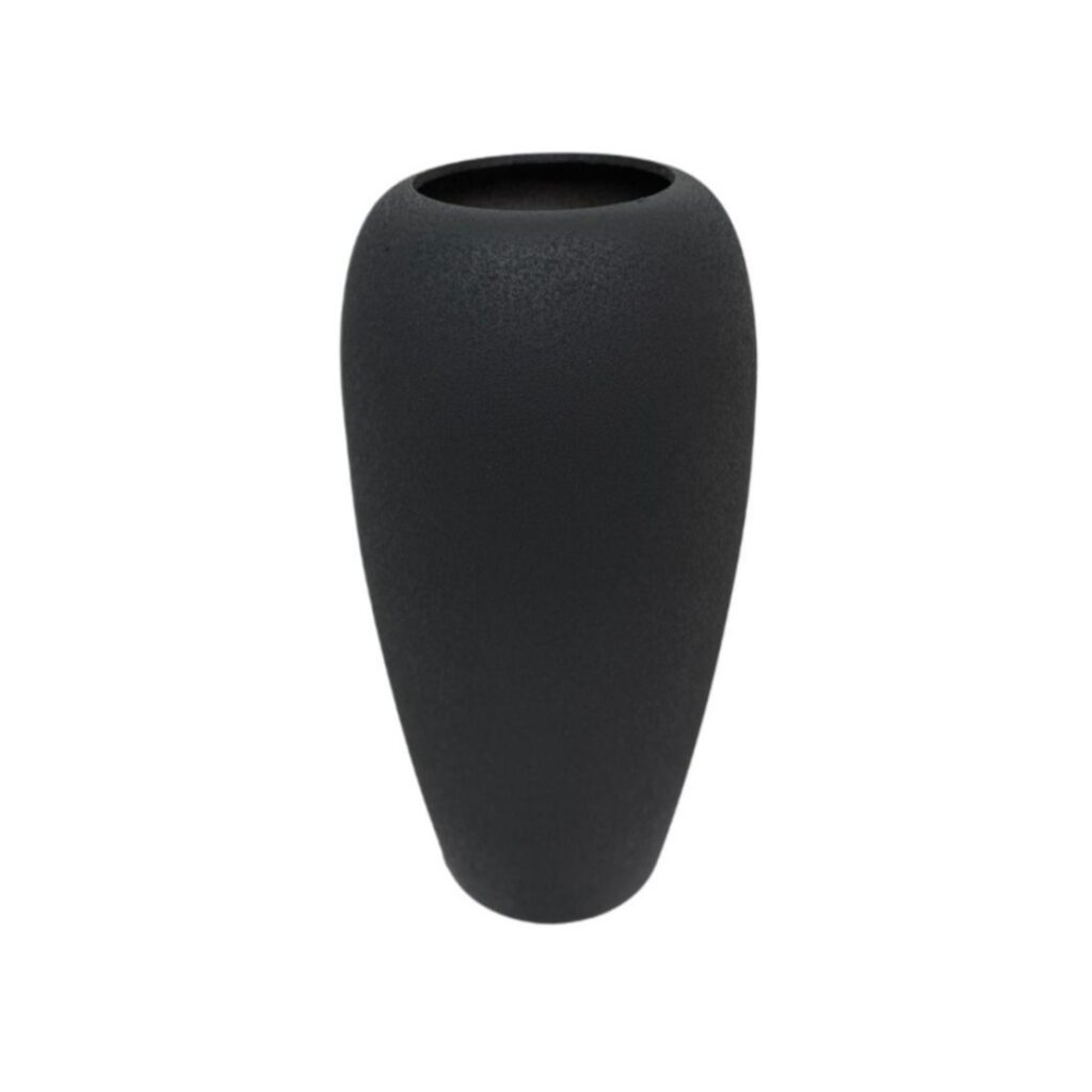 וזה פולי ק.13 ג.25 ס"מ-שחור מט/שפריץ של דקל בע"מ